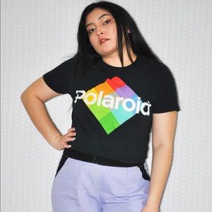 Polaroid black tee shirt ( medium )